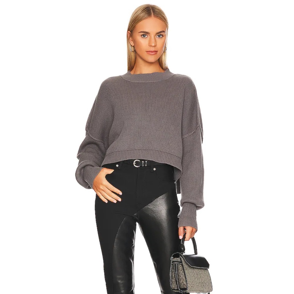 Free People Easy Street Crop Sweater